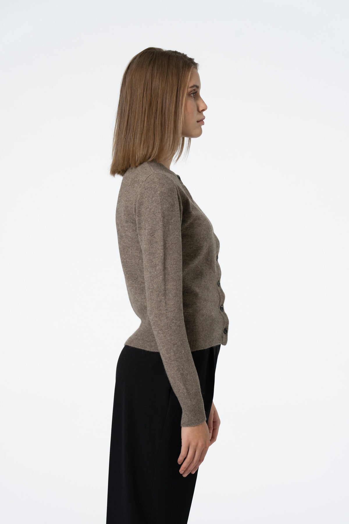 YAK Cardigan - Oat Brown