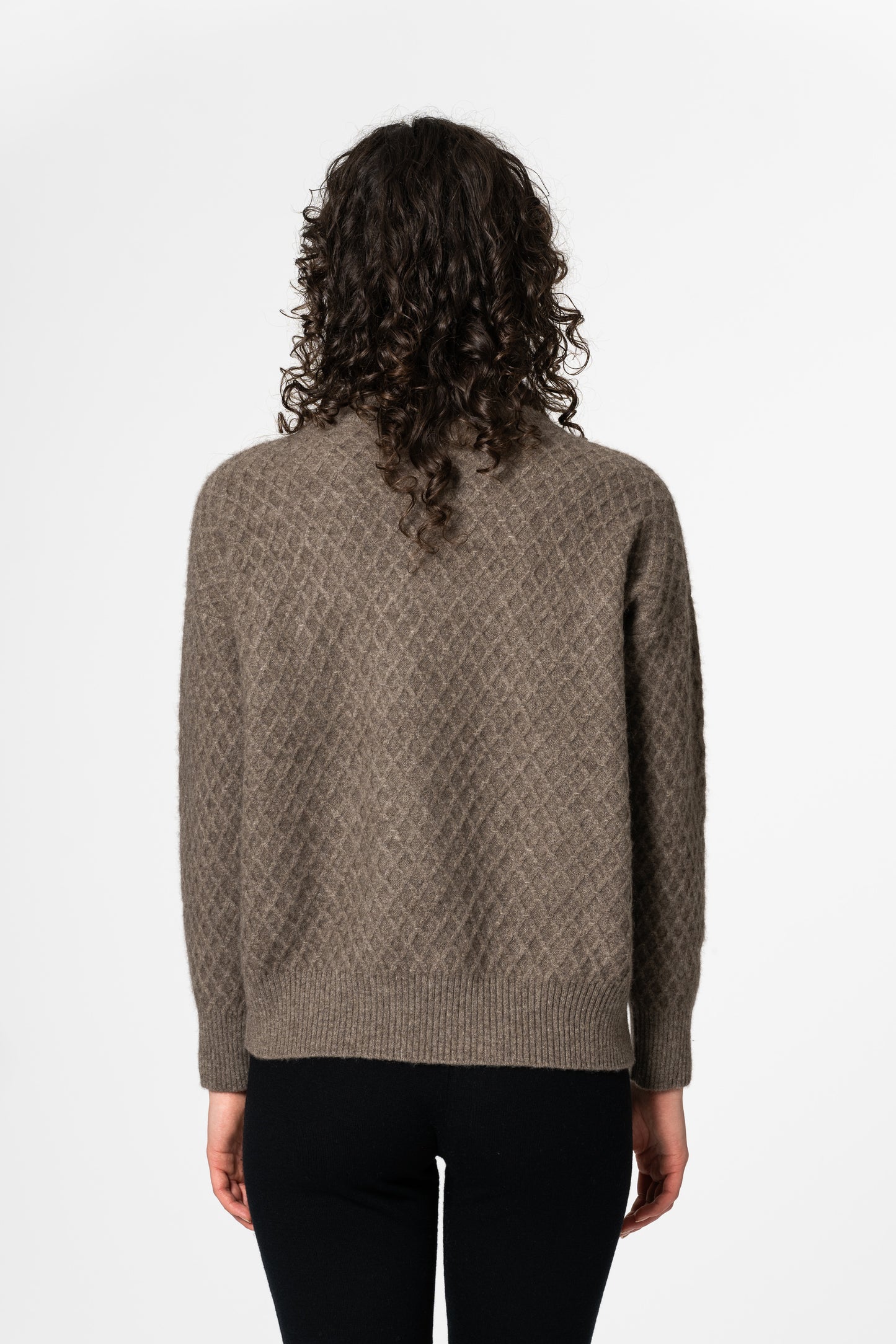 YAK Cross Sweater - Oat Brown