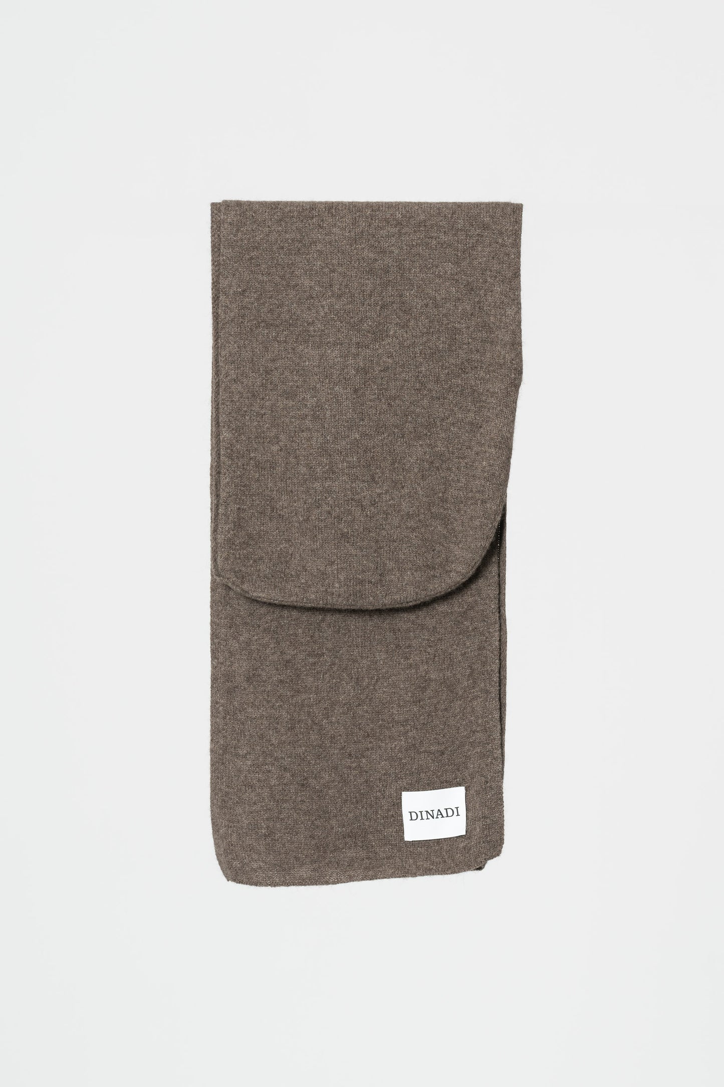 YAK Hooded Scarf - Oat Brown