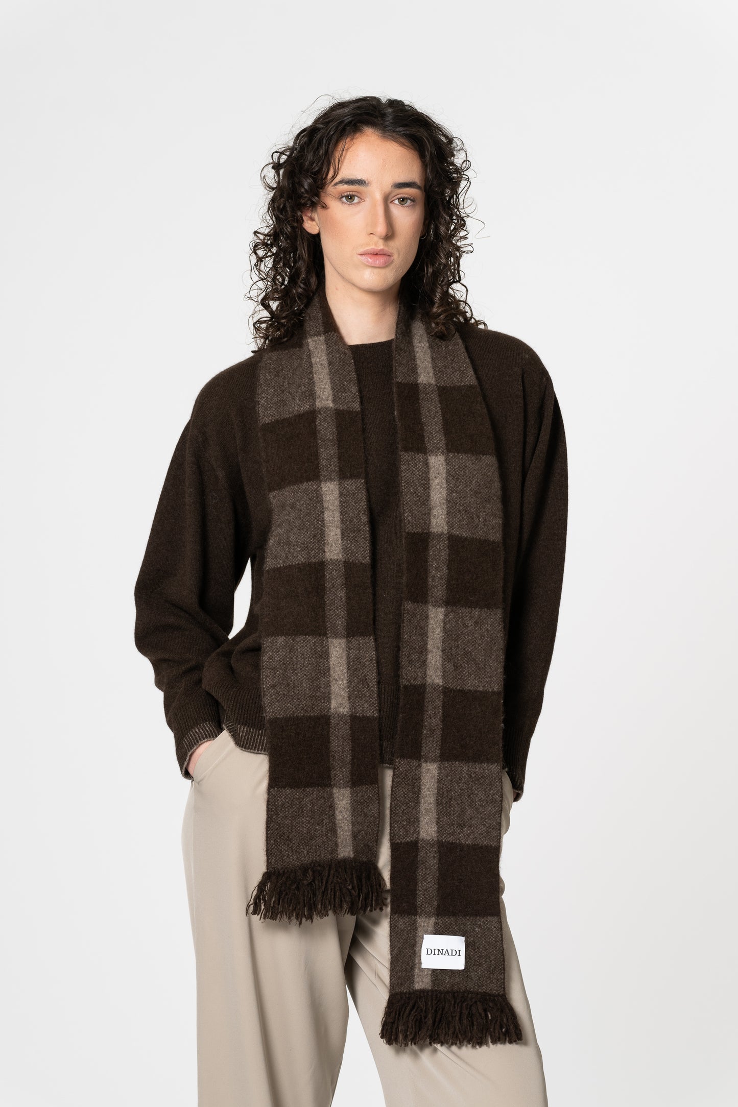 YAK Plaid Scarf - Two Tone