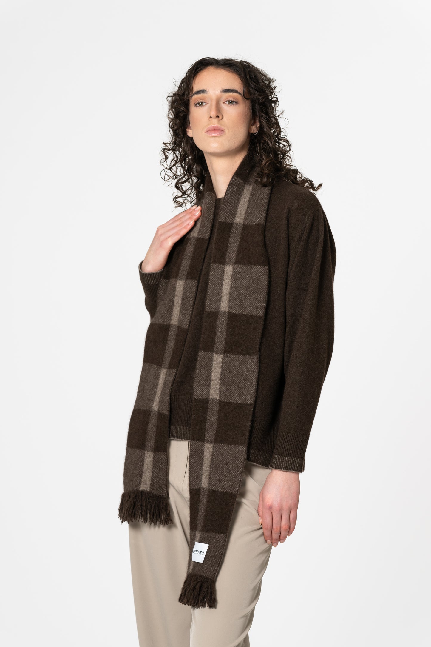 YAK Plaid Scarf - Two Tone