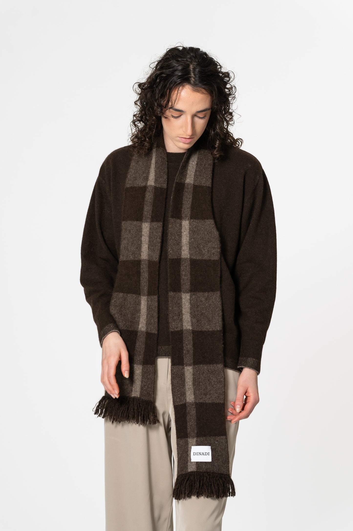 YAK Plaid Scarf - Two Tone