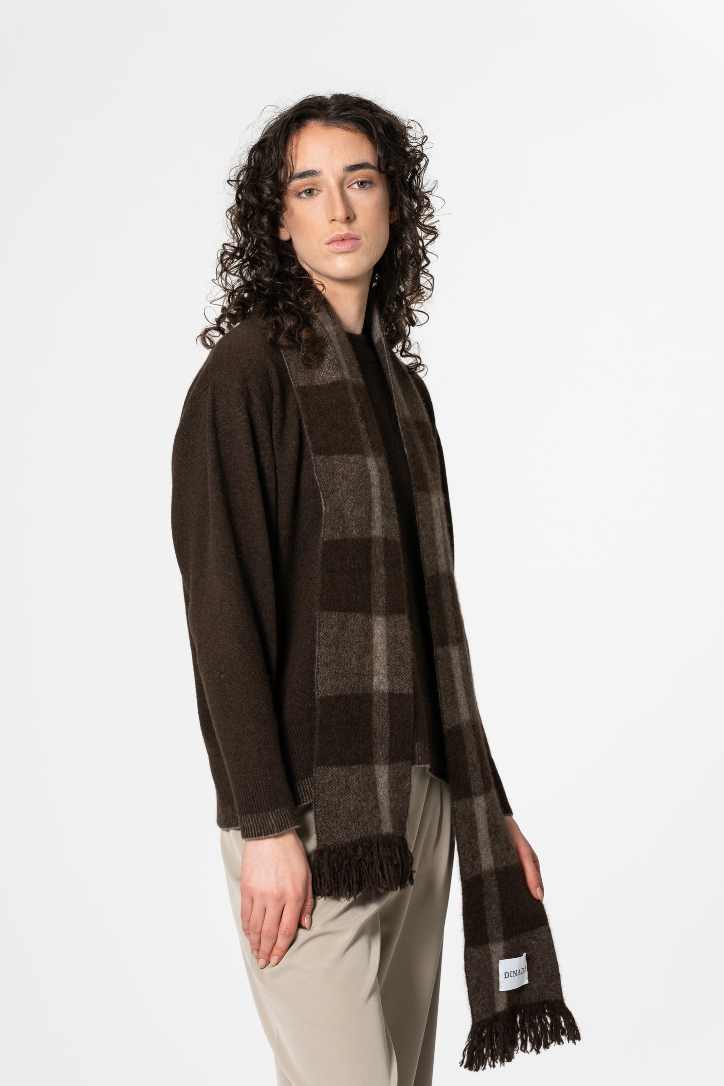 YAK Plaid Scarf - Two Tone