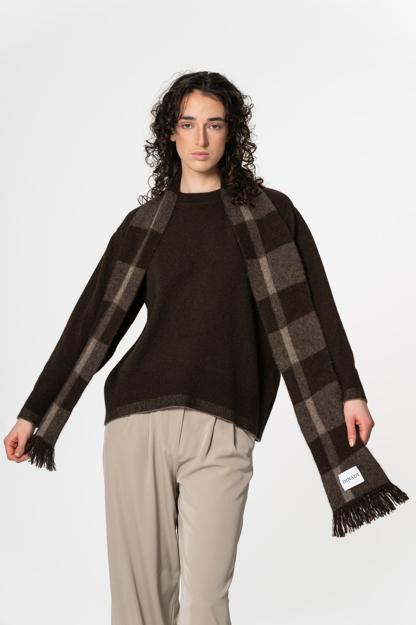 YAK Plaid Scarf - Two Tone