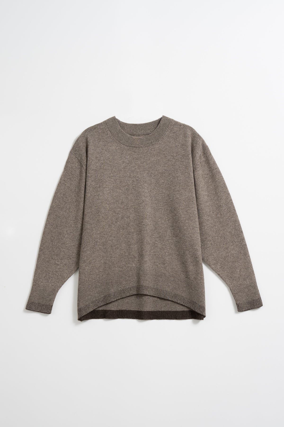 YAK Roundneck Sweater - Oat Brown