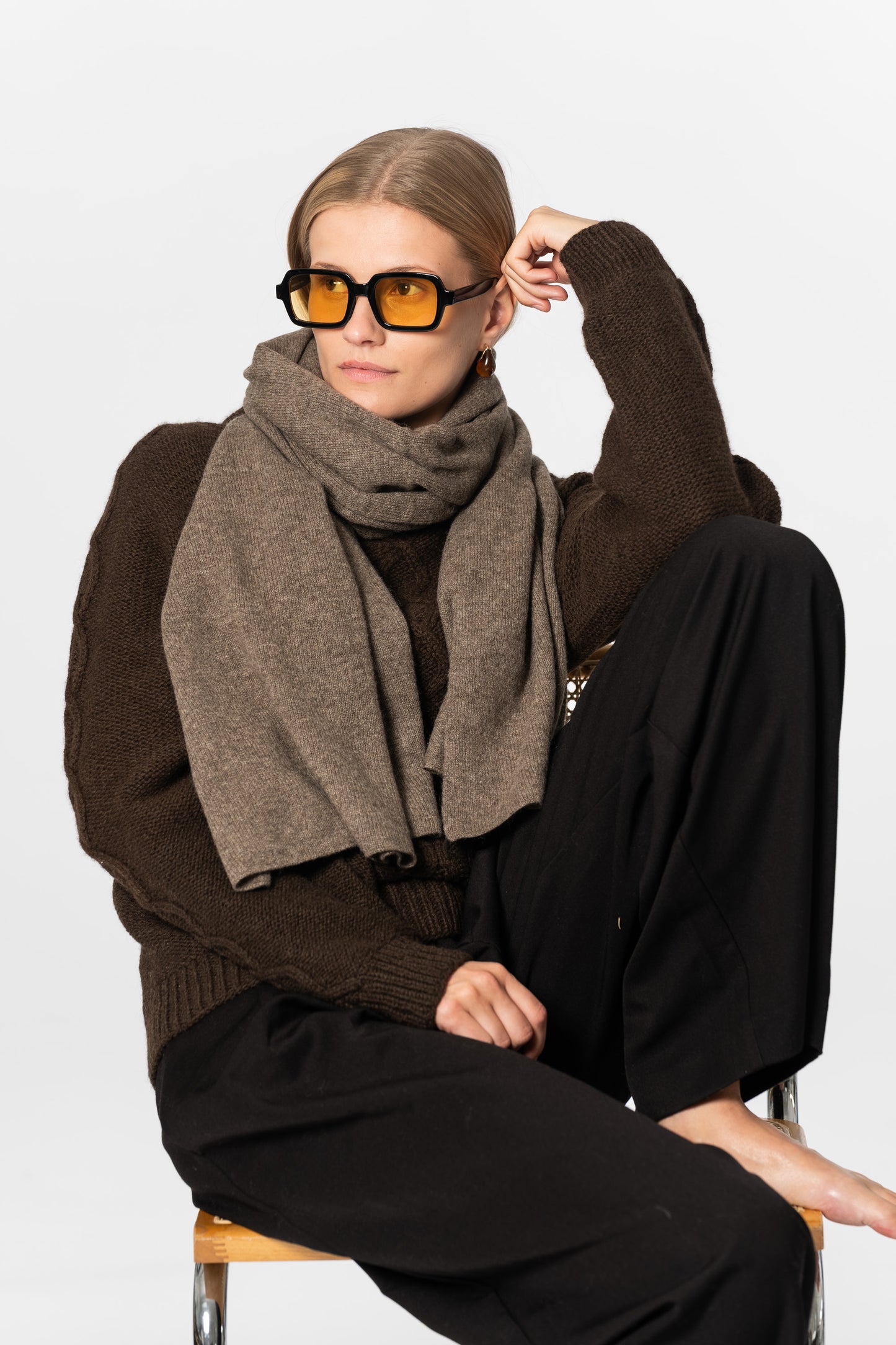 YAK Scarf - Oat Brown
