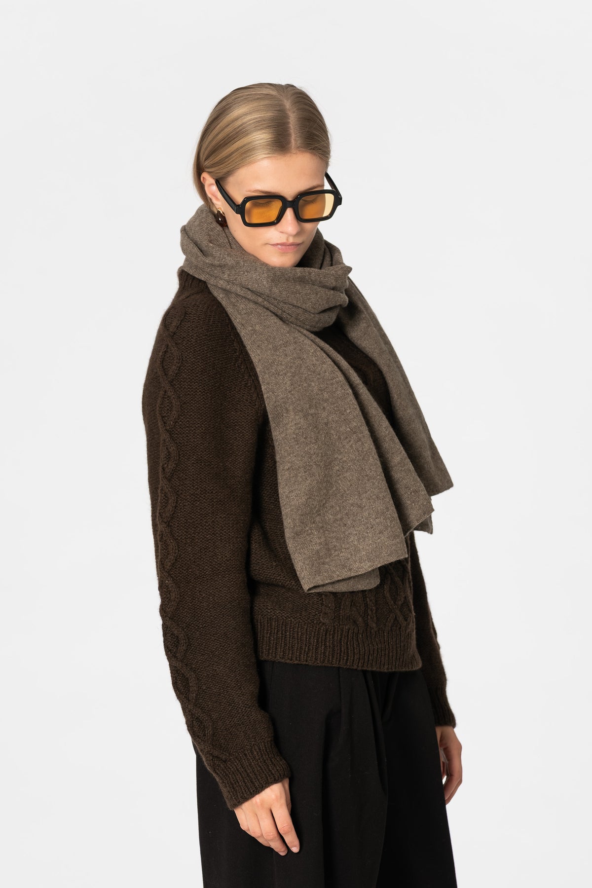 YAK Scarf - Oat Brown