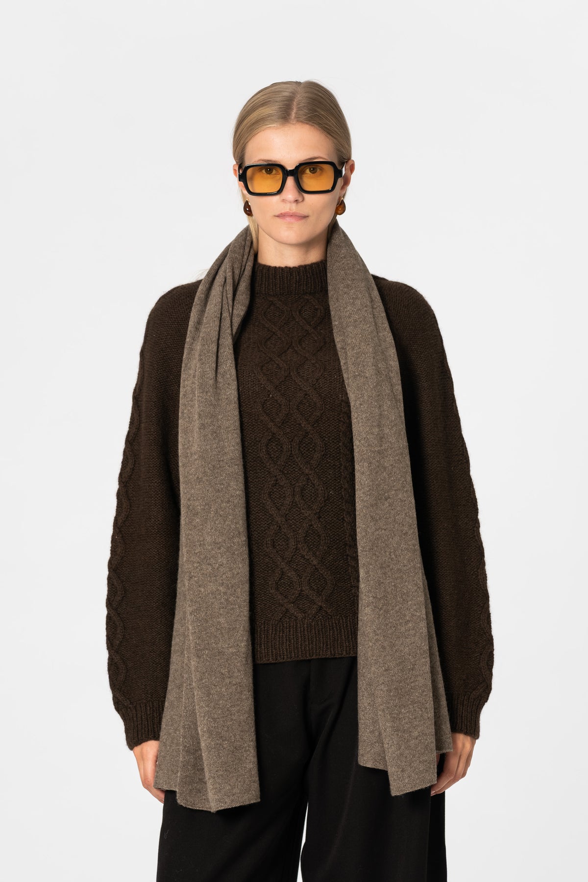 YAK Scarf - Oat Brown