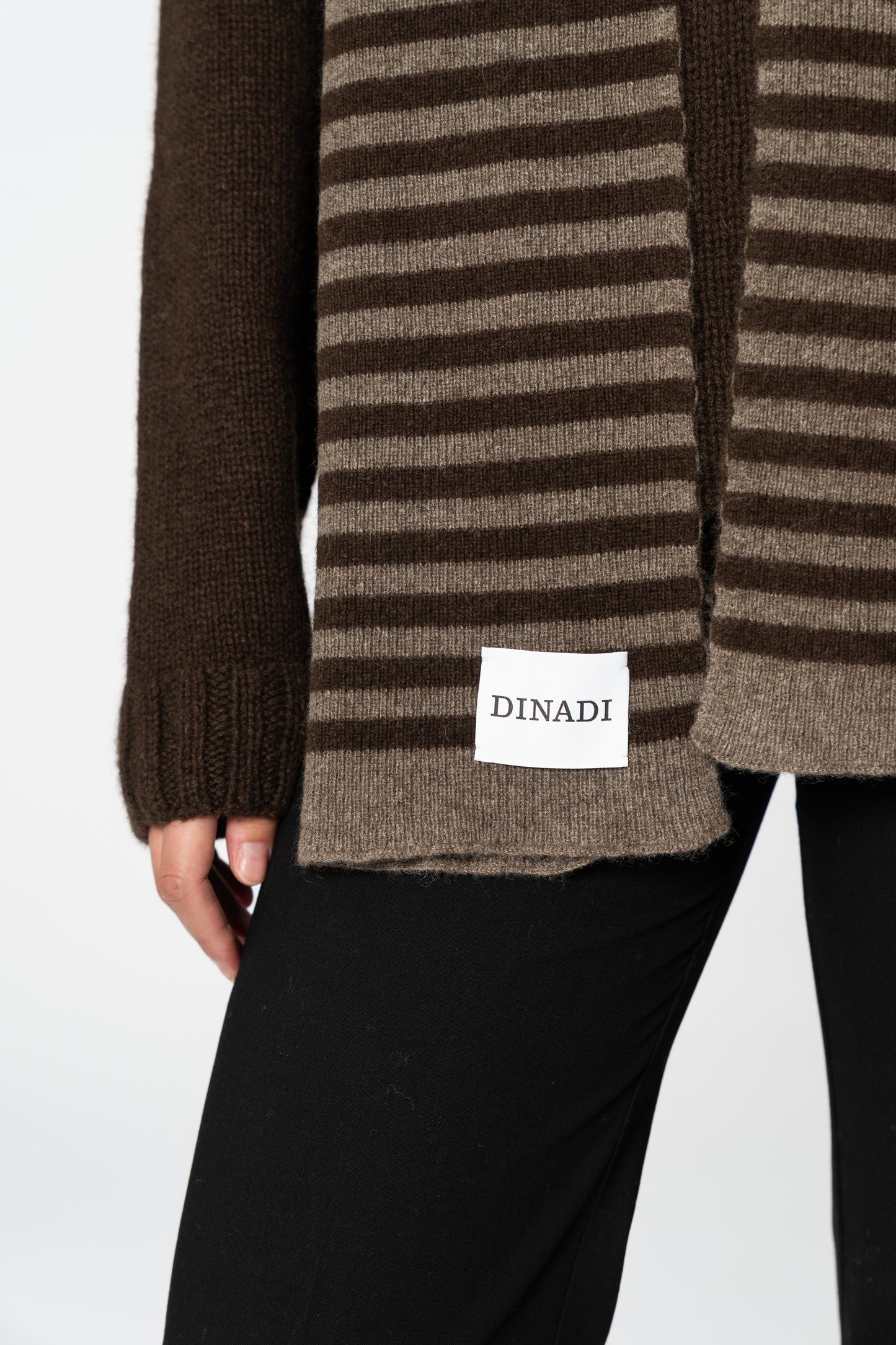 YAK Striped Scarf - Two Tone